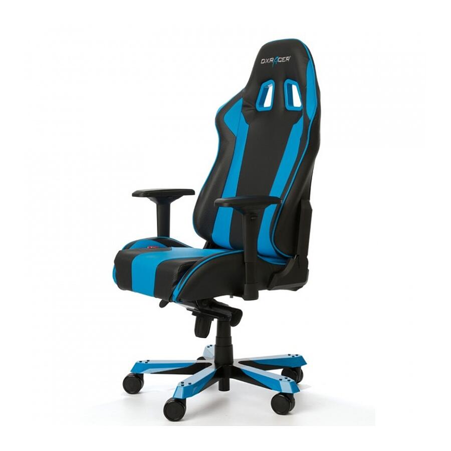 Игровое кресло DXRacer King OH/KS06/NB, черный/синий, искусственная кожа - фото 1