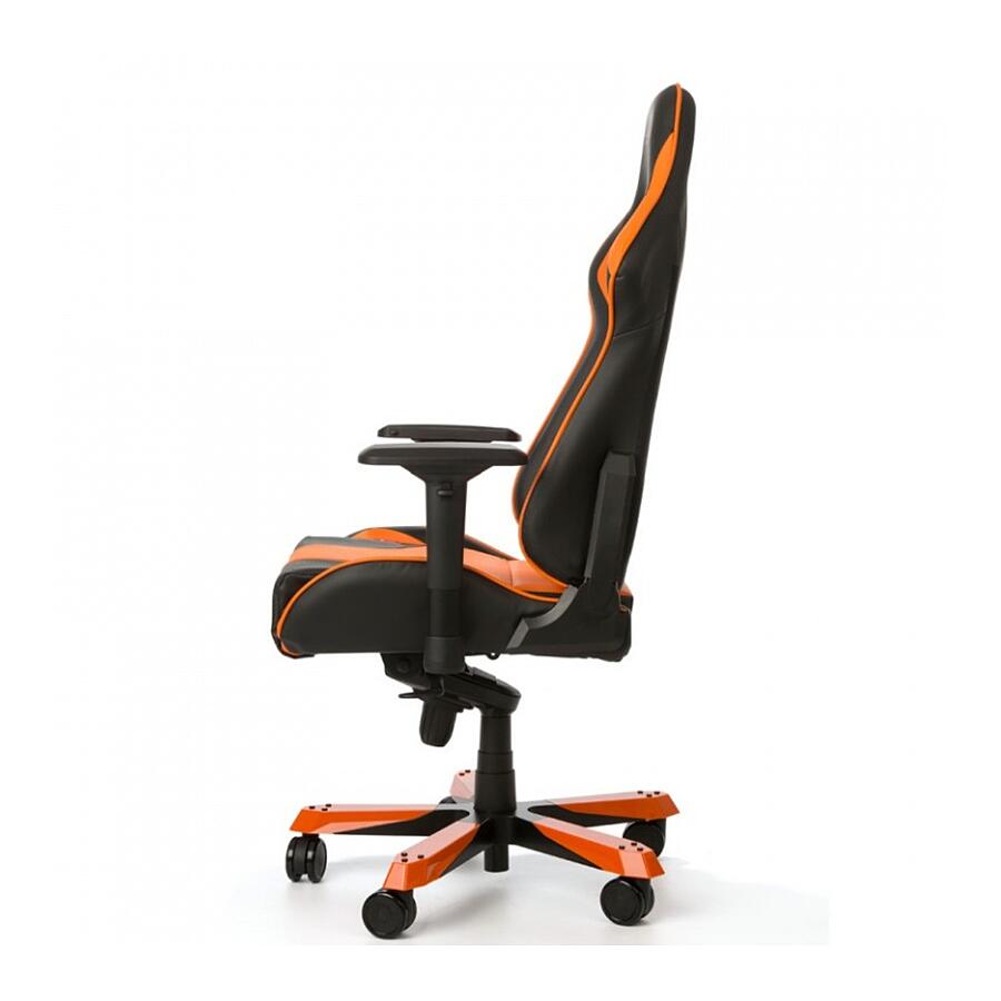 Игровое кресло DXRacer King OH/KS06/NO, черный/оранжевый, искусственная кожа - фото 5