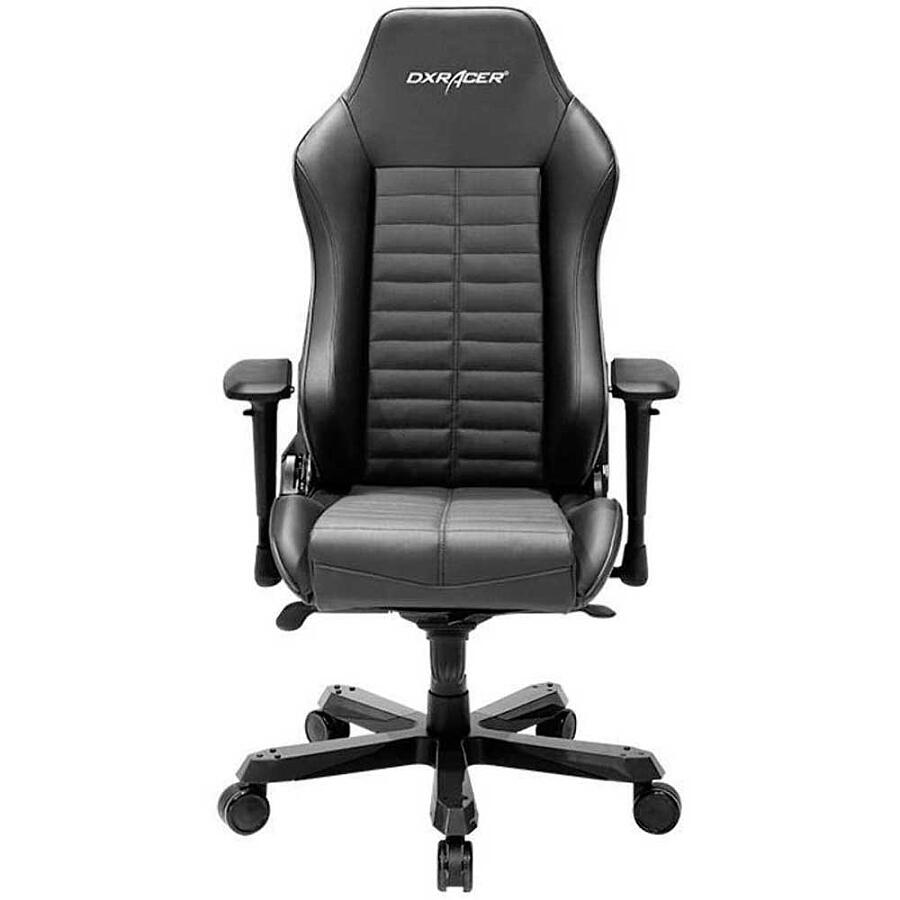Игровое кресло DXRacer Iron OH/IS133/N, черный, искусственная кожа - фото 2