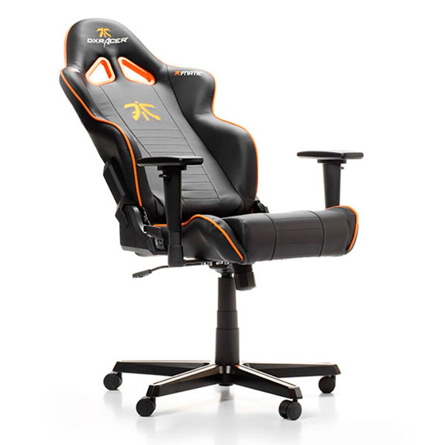 Игровое кресло DXRacer Special Edition OH/RZ58/N, черный/оранжевый, Экокожа - фото 4