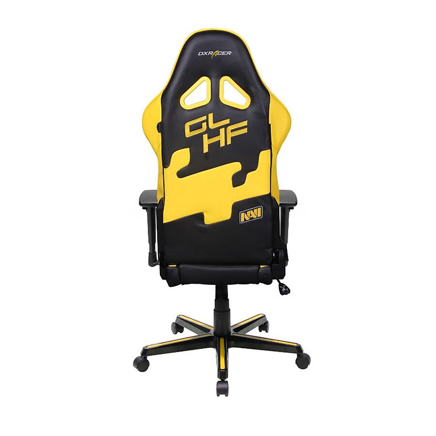 Игровое кресло DXRacer Special Edition OH/RE21/NY/NAVI, черный/желтый, искусственная кожа - фото 6