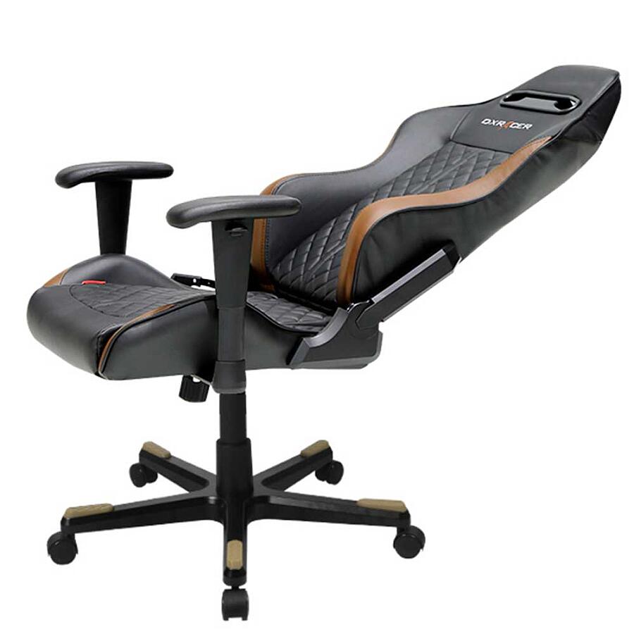 Игровое кресло DXRacer Drifting OH/DH73/NC, черный/коричневый, искусственная кожа - фото 4