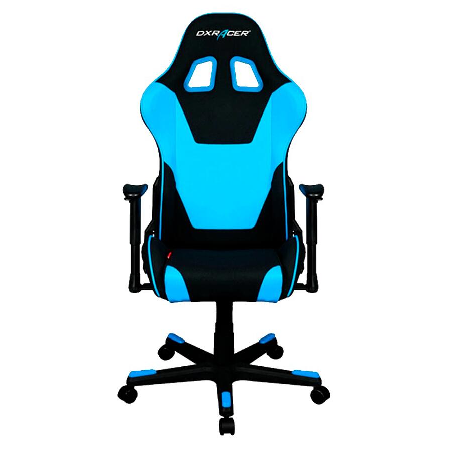 Игровое кресло DXRacer Formula OH/FD101/NB, черный/голубой, ткань/экокожа - фото 3