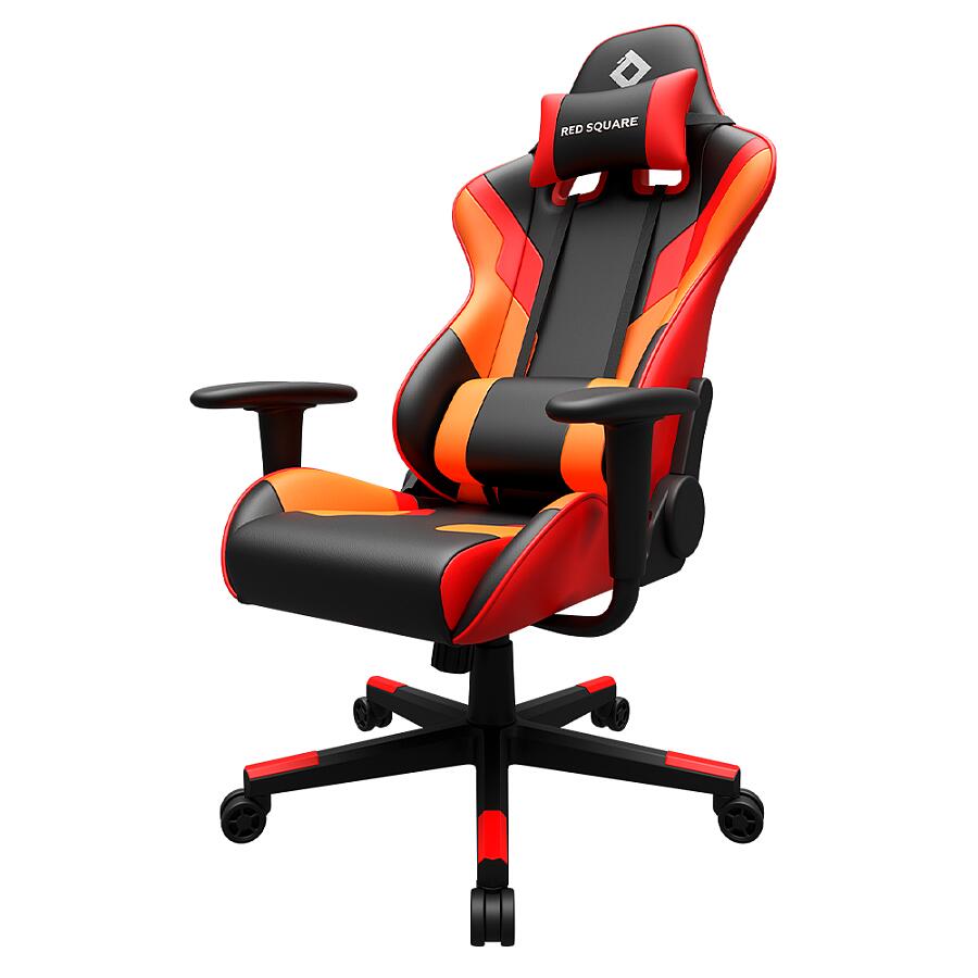 Игровое кресло Red Square Eco Blazing, искусственная кожа, черный/оранжевый - фото 2