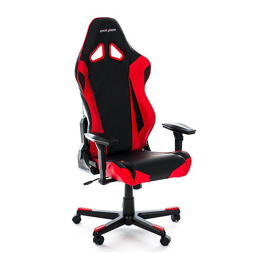 Игровое кресло DXRacer Racing OH/RE0/NR, черный/красный, искусственная кожа - фото 2