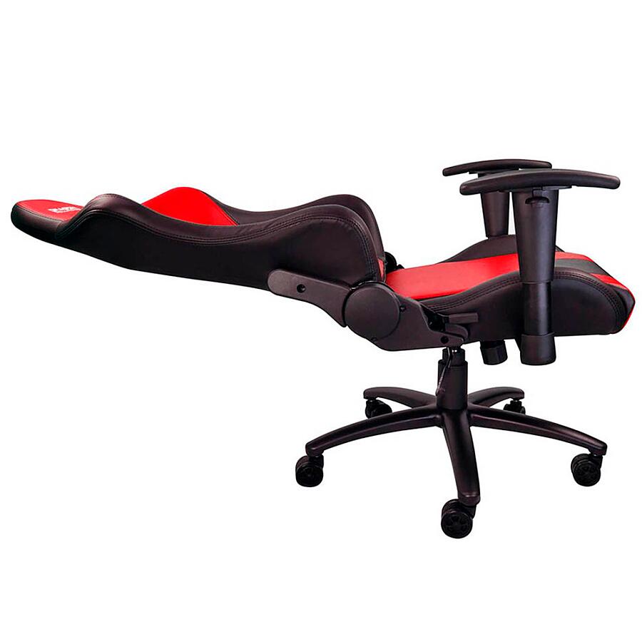 Игровое кресло HIPER HGS-104 Red, искусственная кожа, черный/красный - фото 2
