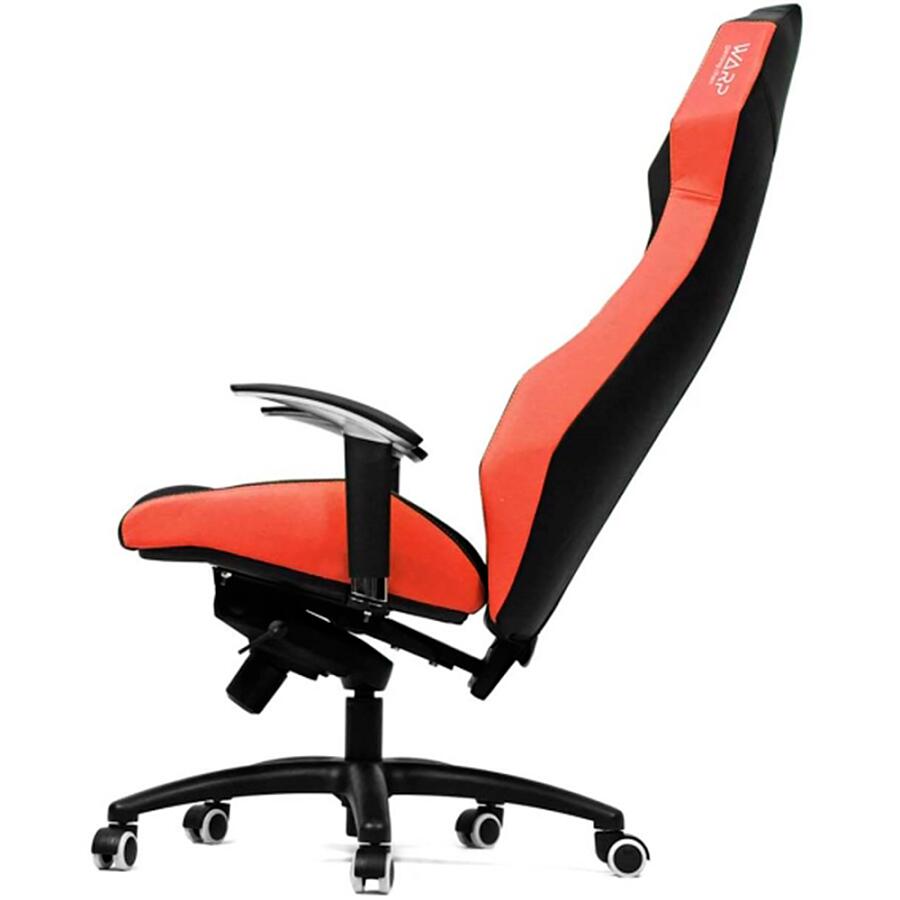 Игровое кресло WARP ZE Black/Red, искусственная кожа, черный/красный - фото 4