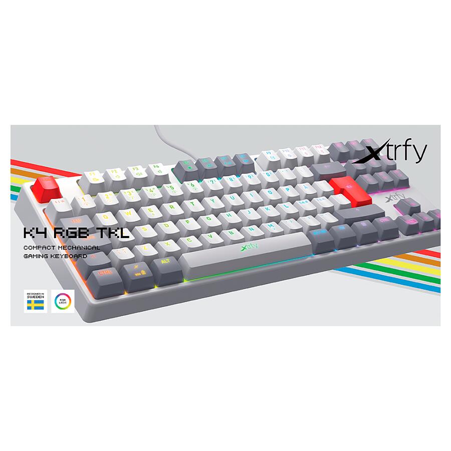 Клавиатура Xtrfy K4 TKL RGB Retro - фото 7