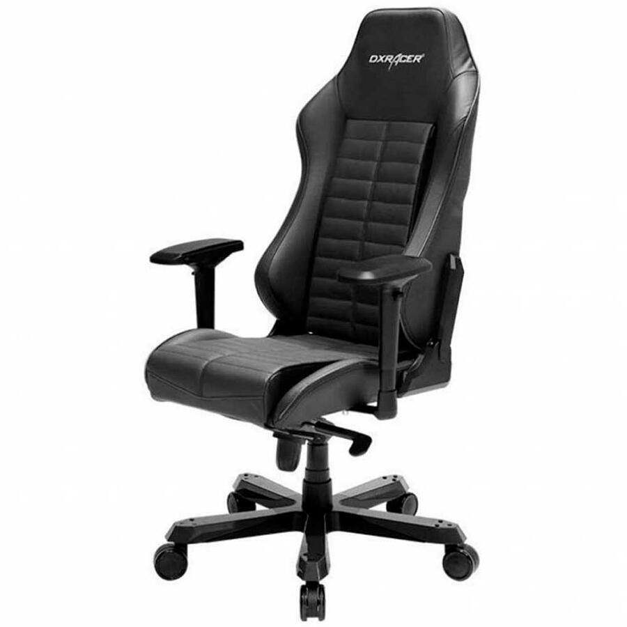 Игровое кресло DXRacer Iron OH/IS133/N, черный, искусственная кожа - фото 3