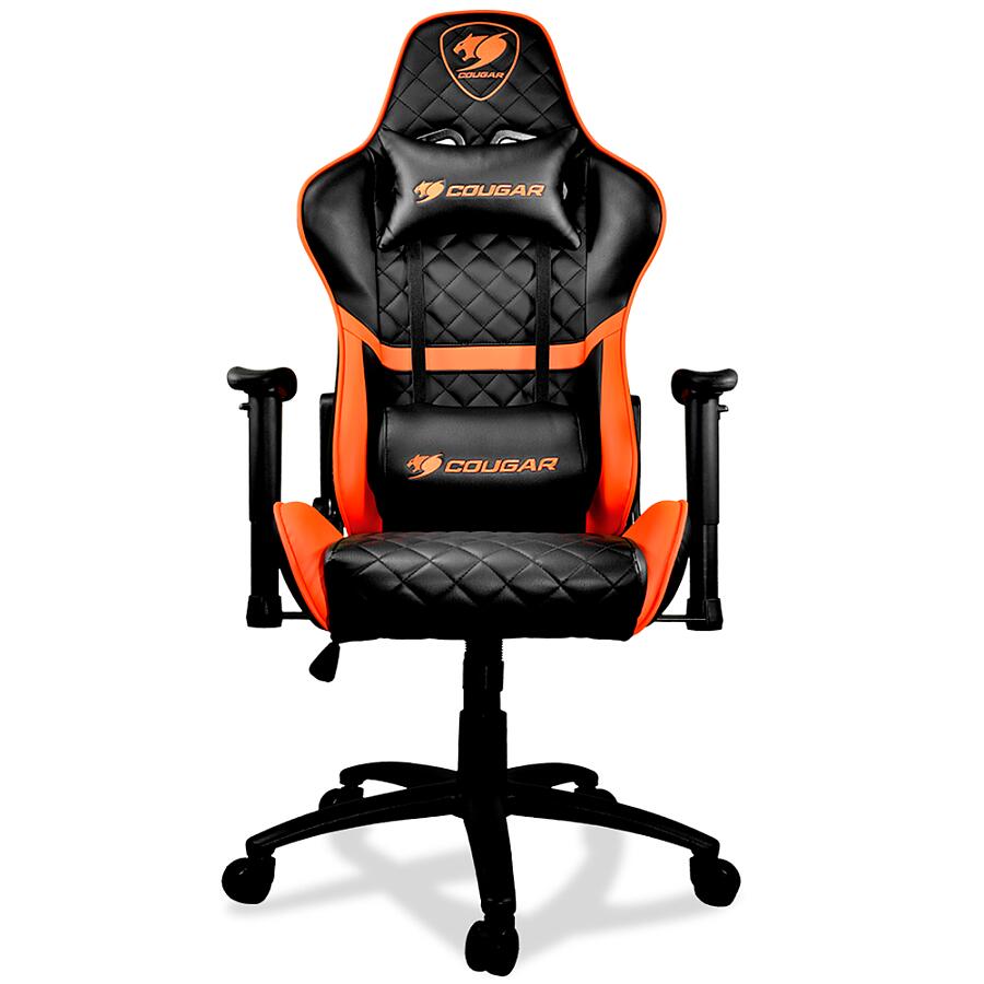 Игровое кресло COUGAR Armor One Orange, искусственная кожа, черный/оранжевый - фото 1