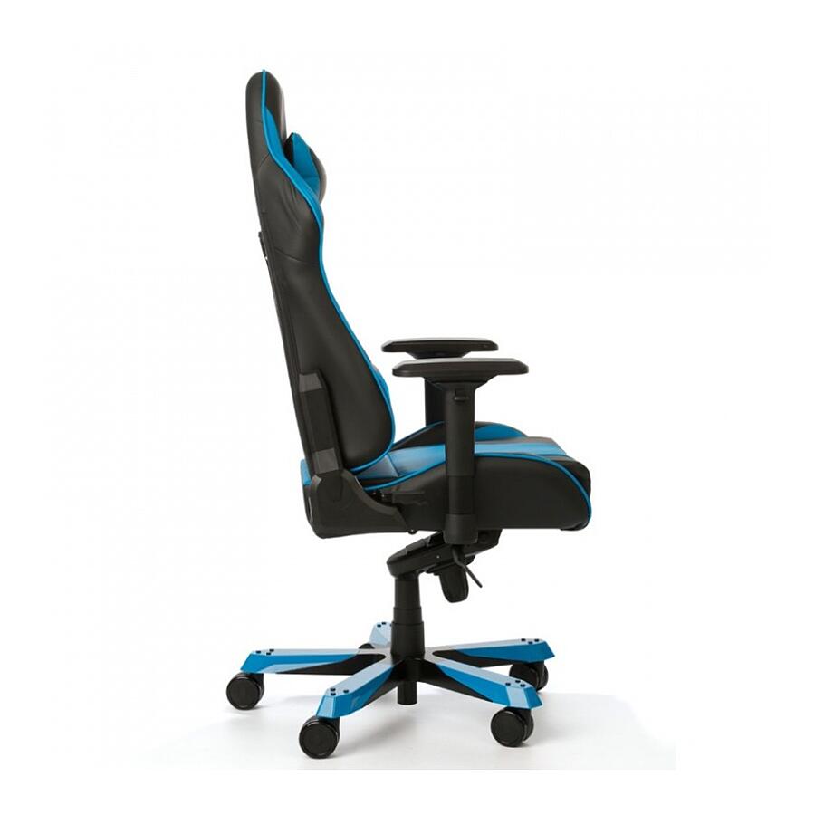 Игровое кресло DXRacer King OH/KS06/NB, черный/синий, искусственная кожа - фото 4