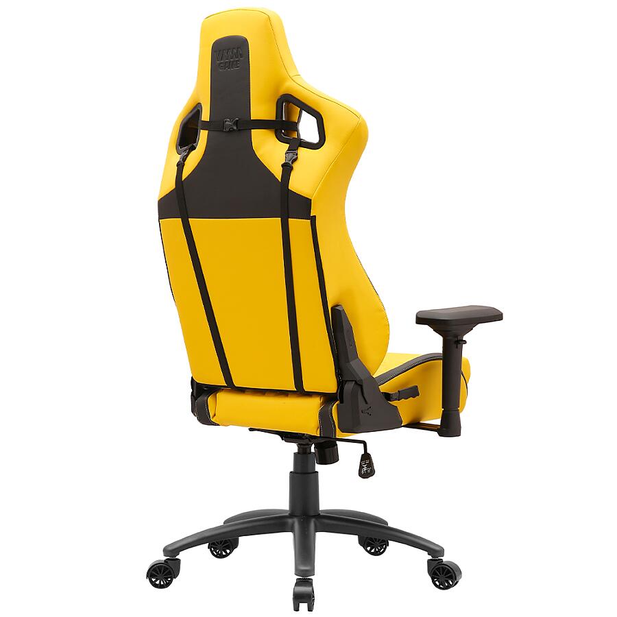 Игровое кресло VMMGame Maroon Yellow, искусственная кожа, желтый - фото 4