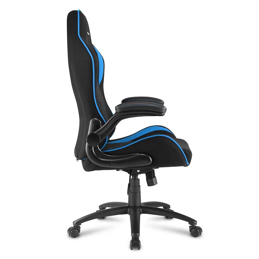 Игровое кресло Sharkoon ELBRUS 1 Blue, ткань, черный/синий - фото 5