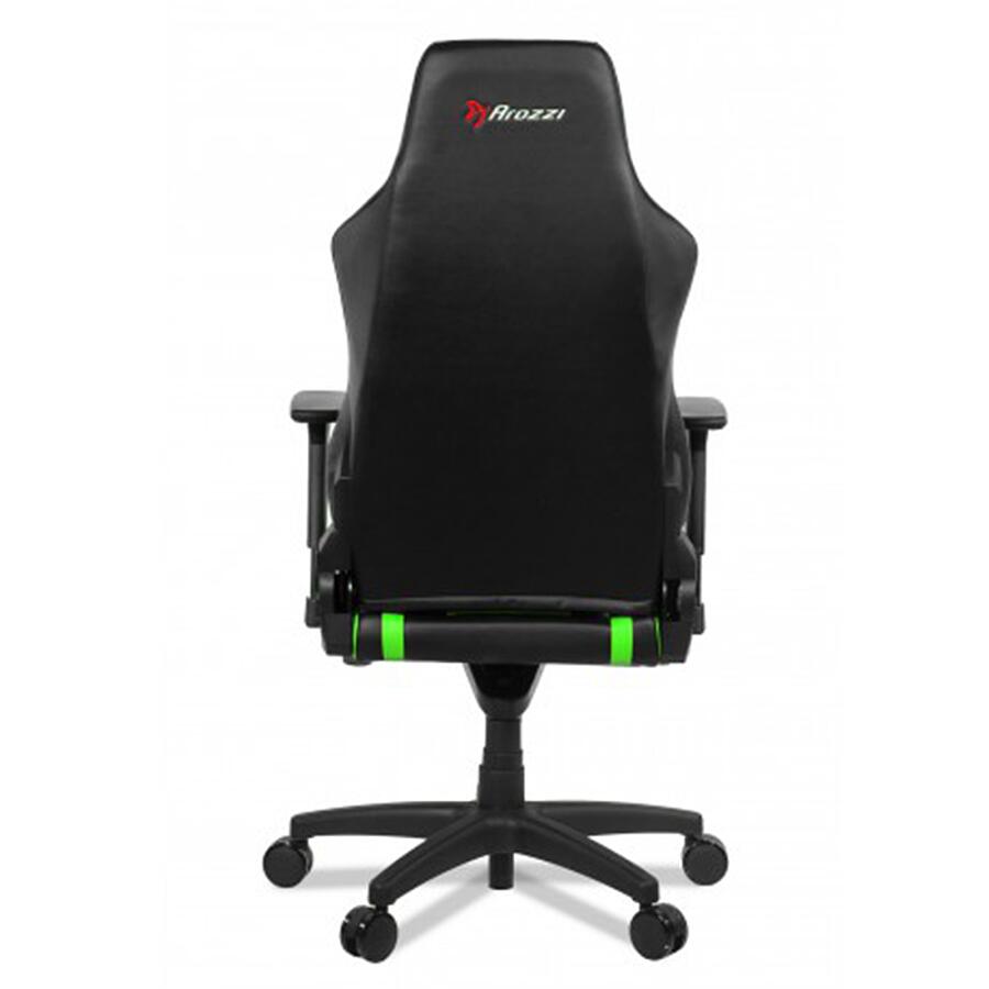 Игровое кресло Arozzi Vernazza Green, искусственная кожа, черный/зеленый - фото 5