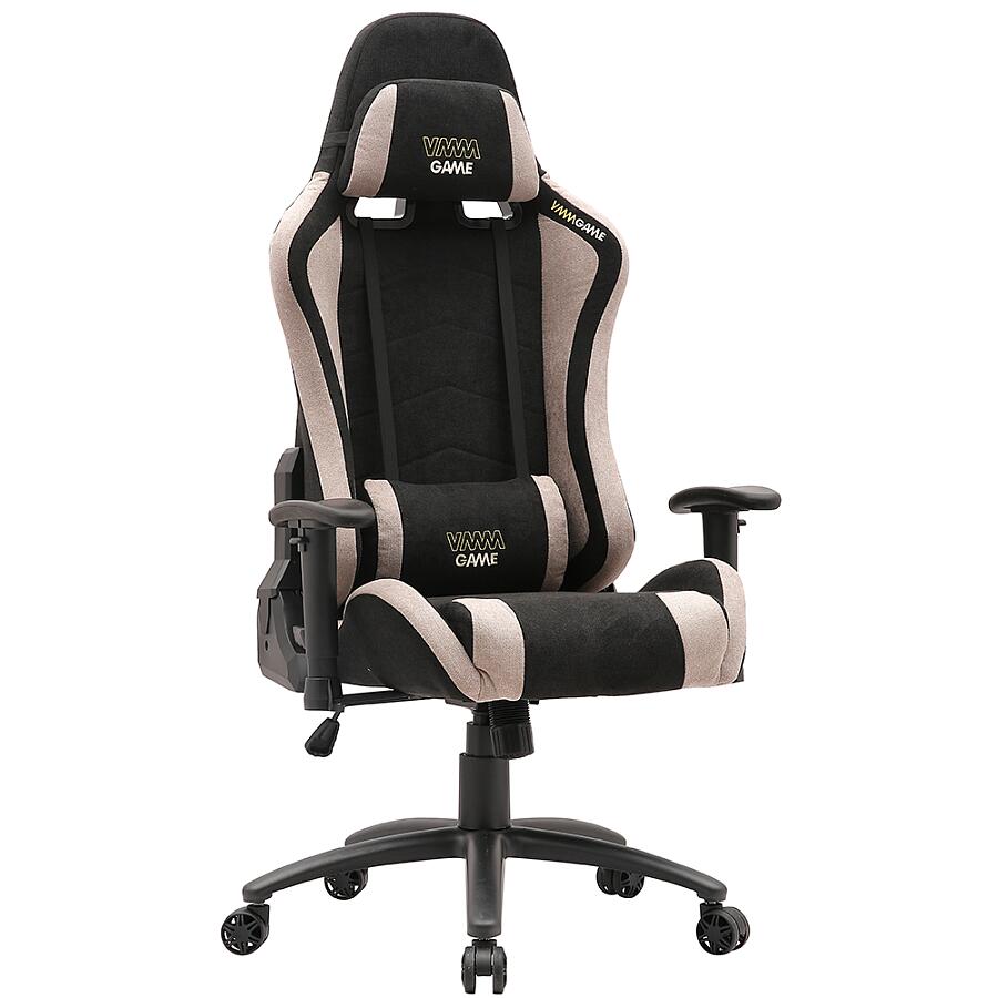 Игровое кресло VMMGame Fiber Beige, ткань, черный/бежевый - фото 1