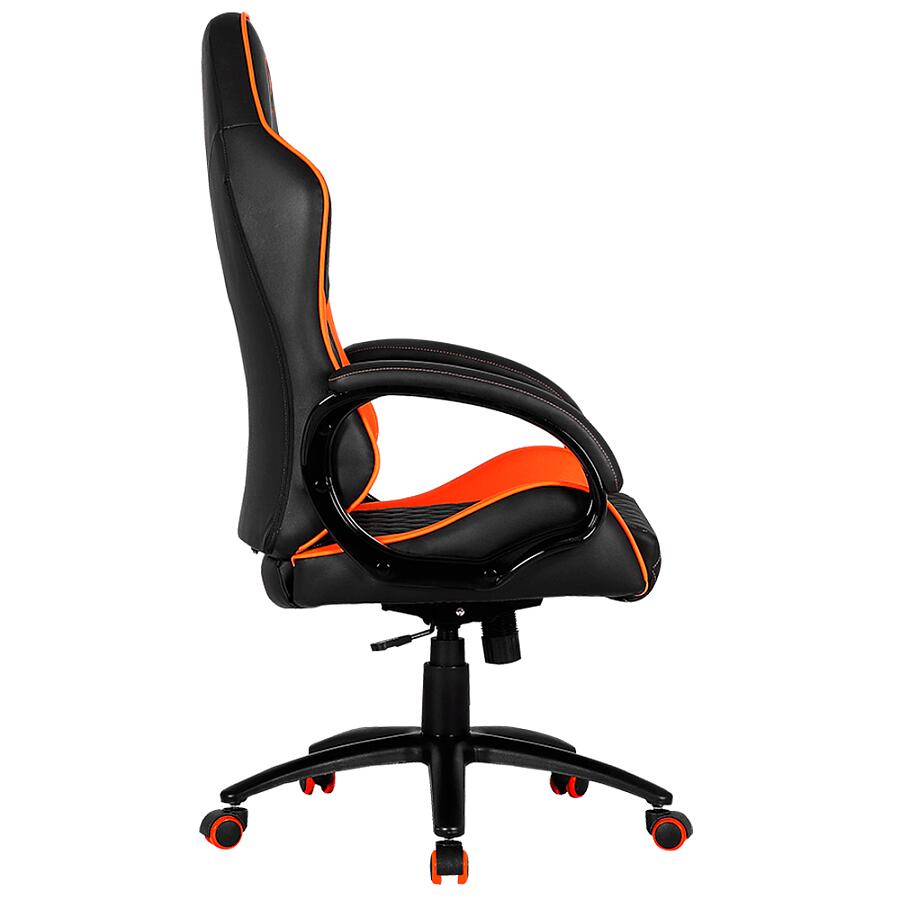 Игровое кресло COUGAR Fusion Orange, искусственная кожа, черный/оранжевый - фото 2