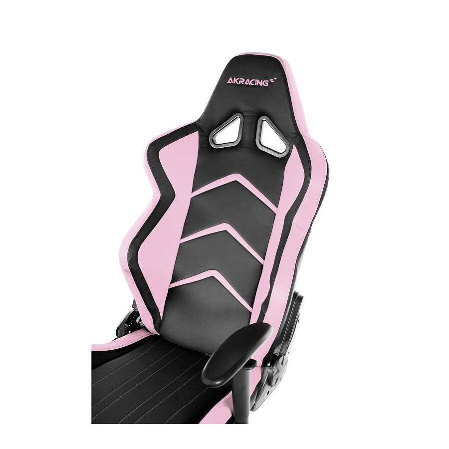 Игровое кресло AKRacing Player Gaming Chair Black Pink - фото 8