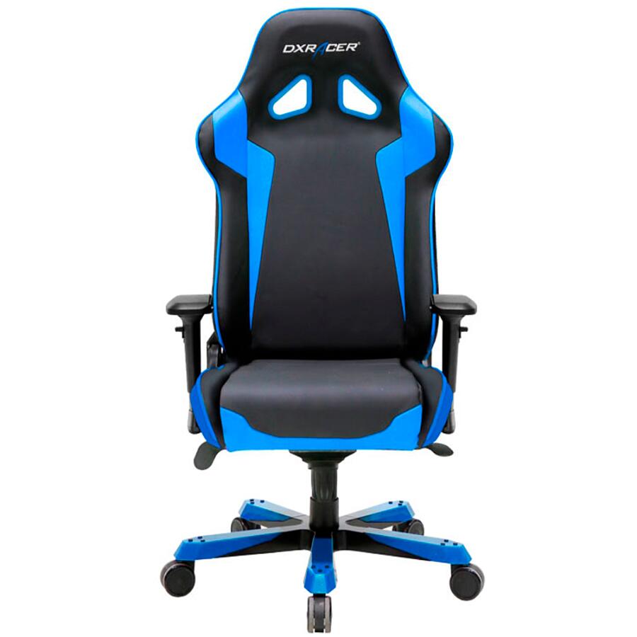 Игровое кресло DXRacer Sentinel OH/SJ00/NB, черный/синий, Экокожа - фото 1