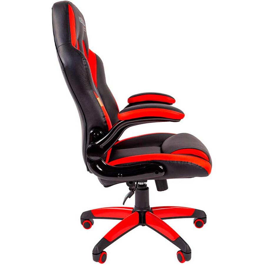 Игровое кресло Chairman Game 15 Black/Red, искусственная кожа, черный/красный - фото 3