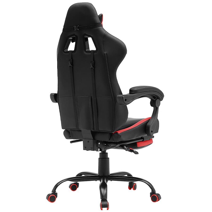 Игровое кресло VMMGame Throne Red, искусственная кожа, черный/красный - фото 4