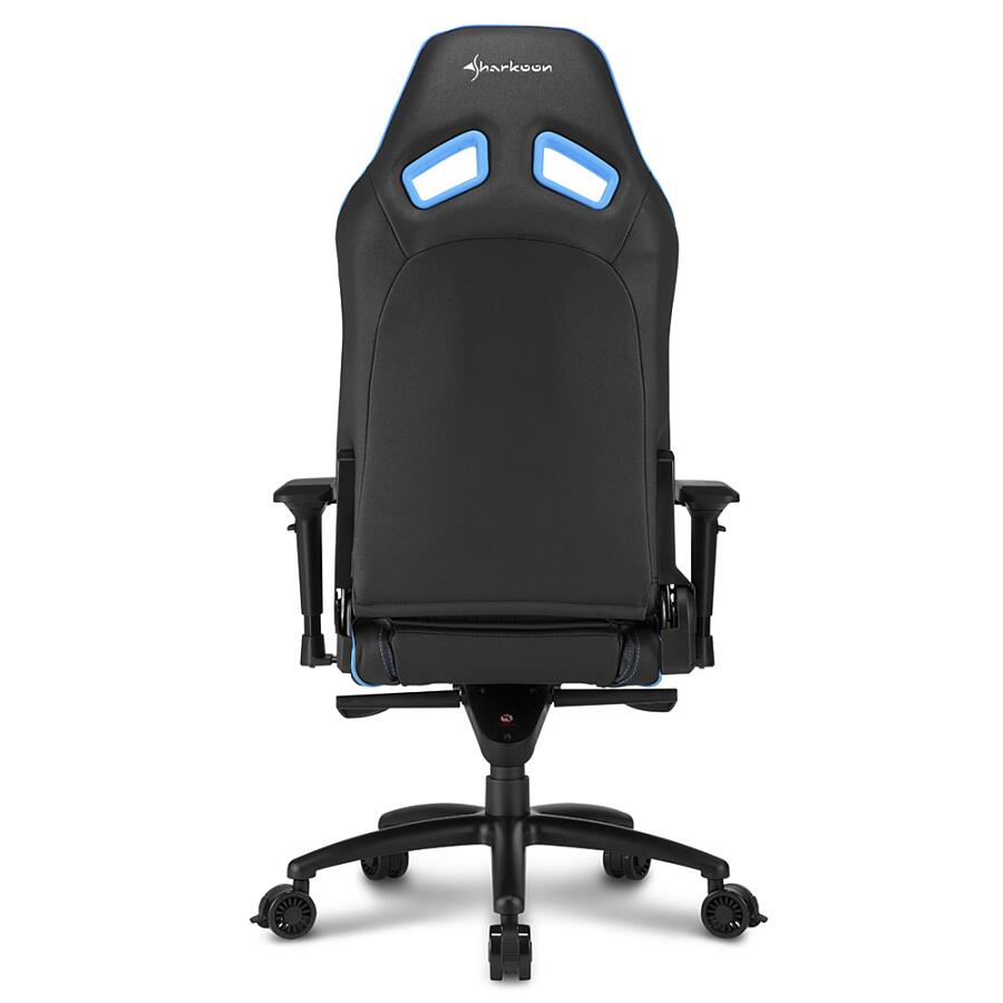 Игровое кресло Sharkoon Shark SKILLER SGS3 Blue, искусственная кожа, черный/синий - фото 6