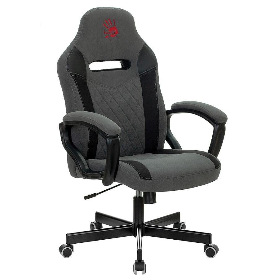 Игровое кресло A4Tech Bloody GC-110, ткань, серый - фото 1