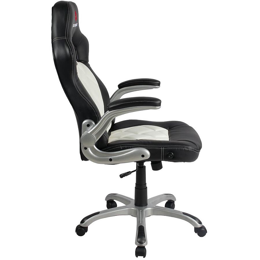 Игровое кресло Red Square Comfort White Frost, искусственная кожа, черный/белый - фото 2