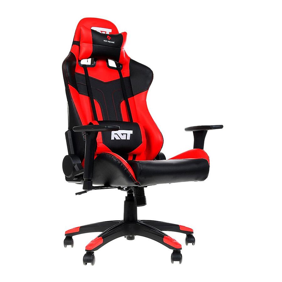 Игровое кресло Red Square Pro Rusgametactics Edition, искусственная кожа, черный/красный - фото 2