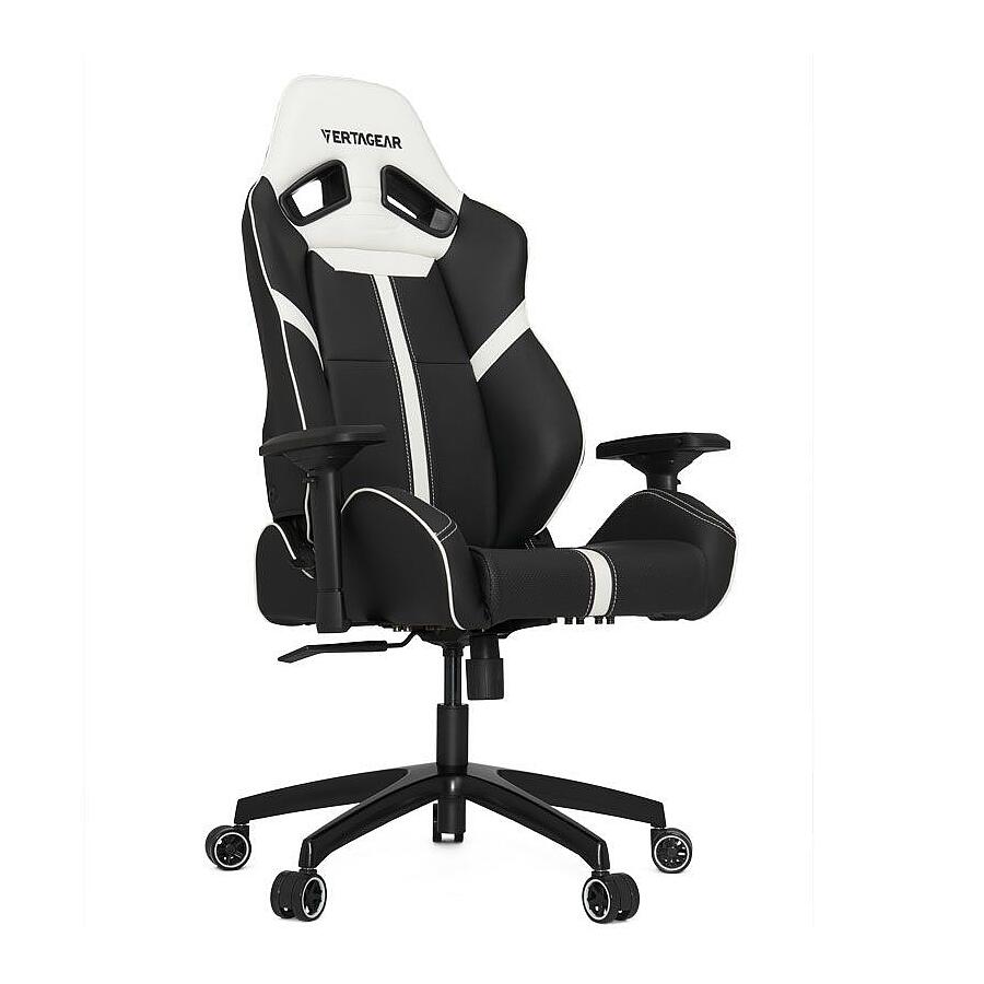 Игровое кресло Vertagear Racing Series S-Line SL5000 Black/White, искусственная кожа, черный/белый - фото 4