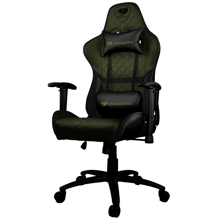 Игровое кресло COUGAR Armor One X, искусственная кожа, зеленый - фото 2