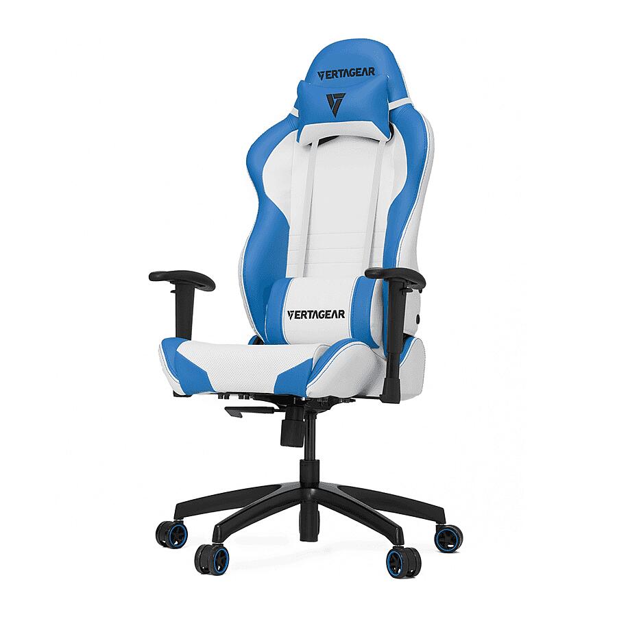 Игровое кресло Vertagear Racing Series S-Line SL2000 White/Blue, искусственная кожа, белый/синий - фото 1
