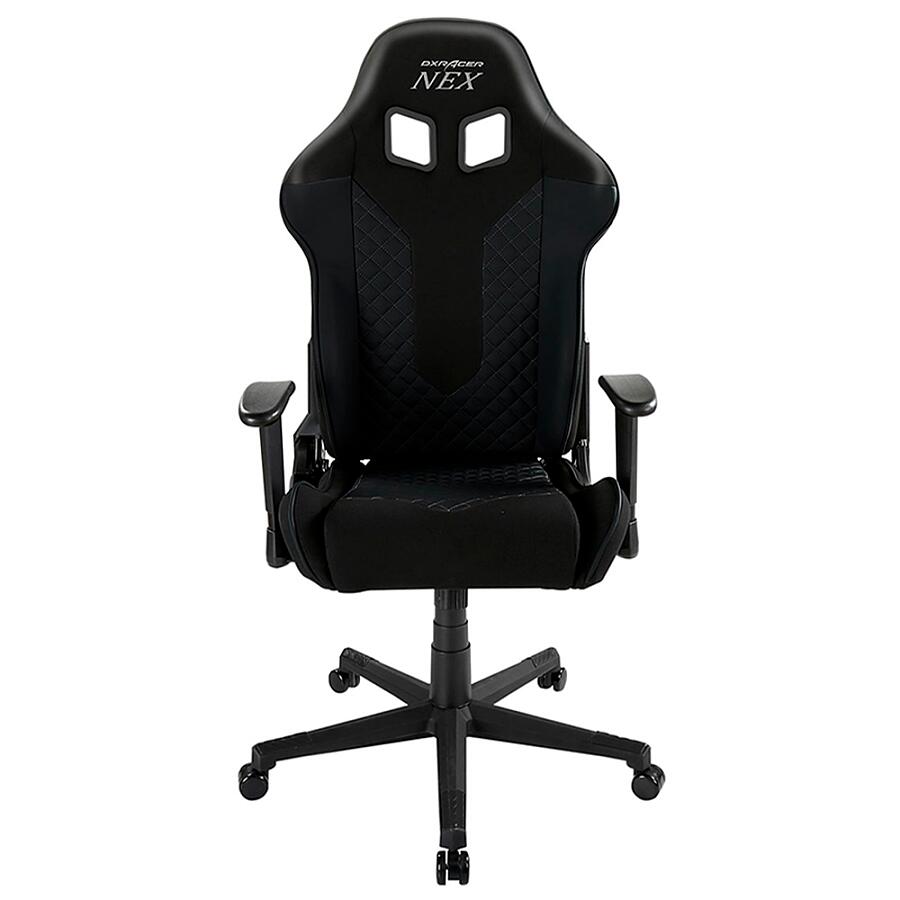 Игровое кресло DXRacer NEX EC/OK01/N, черный, ткань/экокожа - фото 4