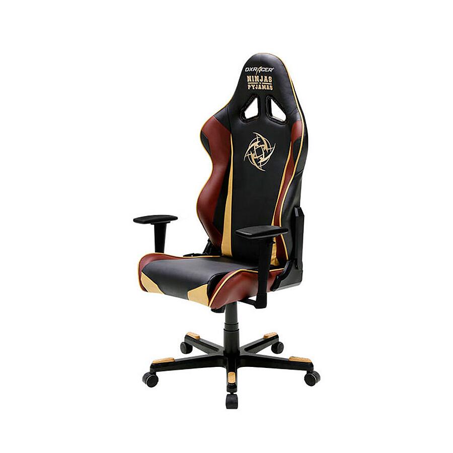 Игровое кресло DXRacer Special Edition OH/RE126/NCC/NIP, черный/коричневый, искусственная кожа - фото 4