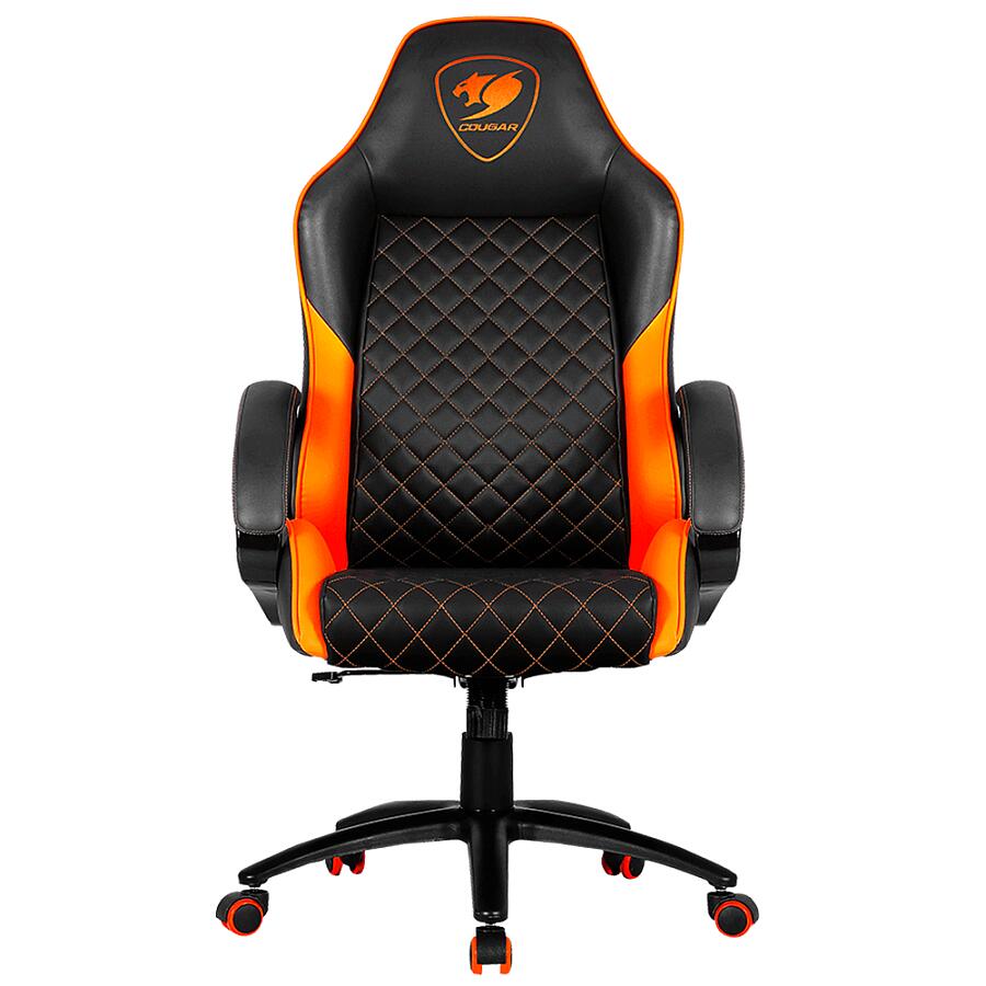 Игровое кресло COUGAR Fusion Orange, искусственная кожа, черный/оранжевый - фото 3