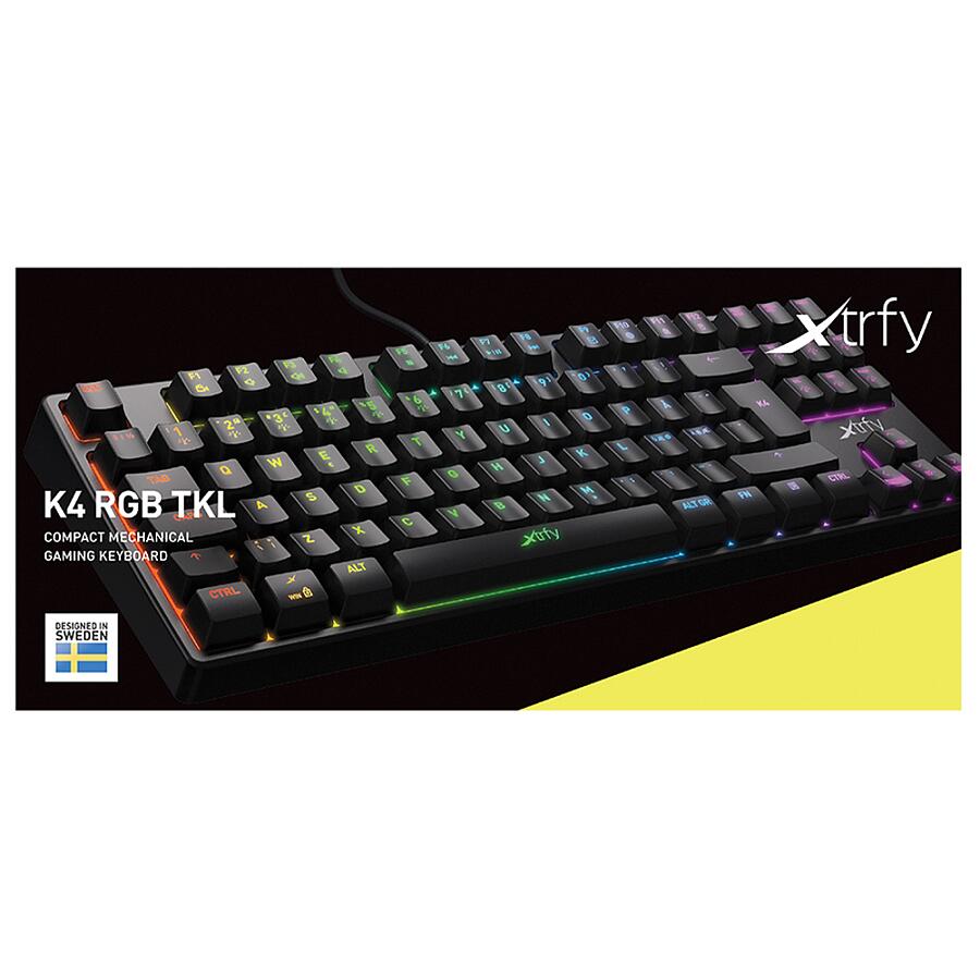 Клавиатура Xtrfy K4 TKL RGB Black - фото 7