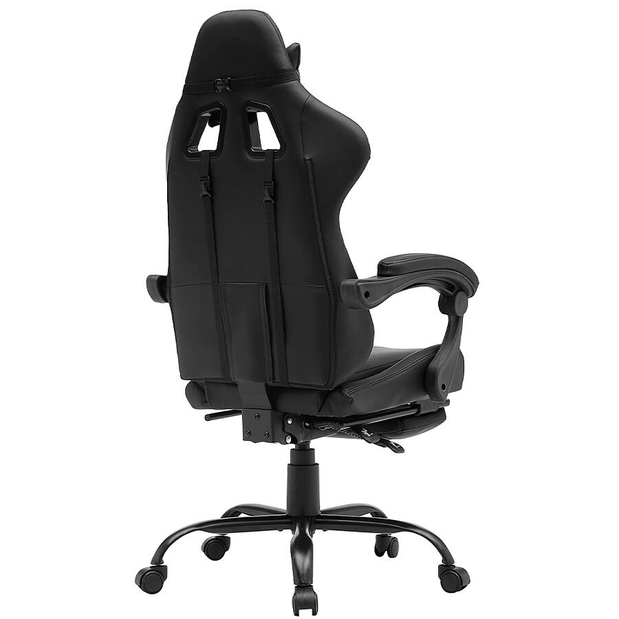 Игровое кресло VMMGame Throne Black, искусственная кожа, черный - фото 4