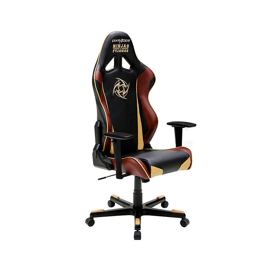 Игровое кресло DXRacer Special Edition OH/RE126/NCC/NIP, черный/коричневый, искусственная кожа - фото 2