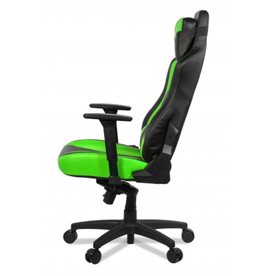 Игровое кресло Arozzi Vernazza Green, искусственная кожа, черный/зеленый - фото 4