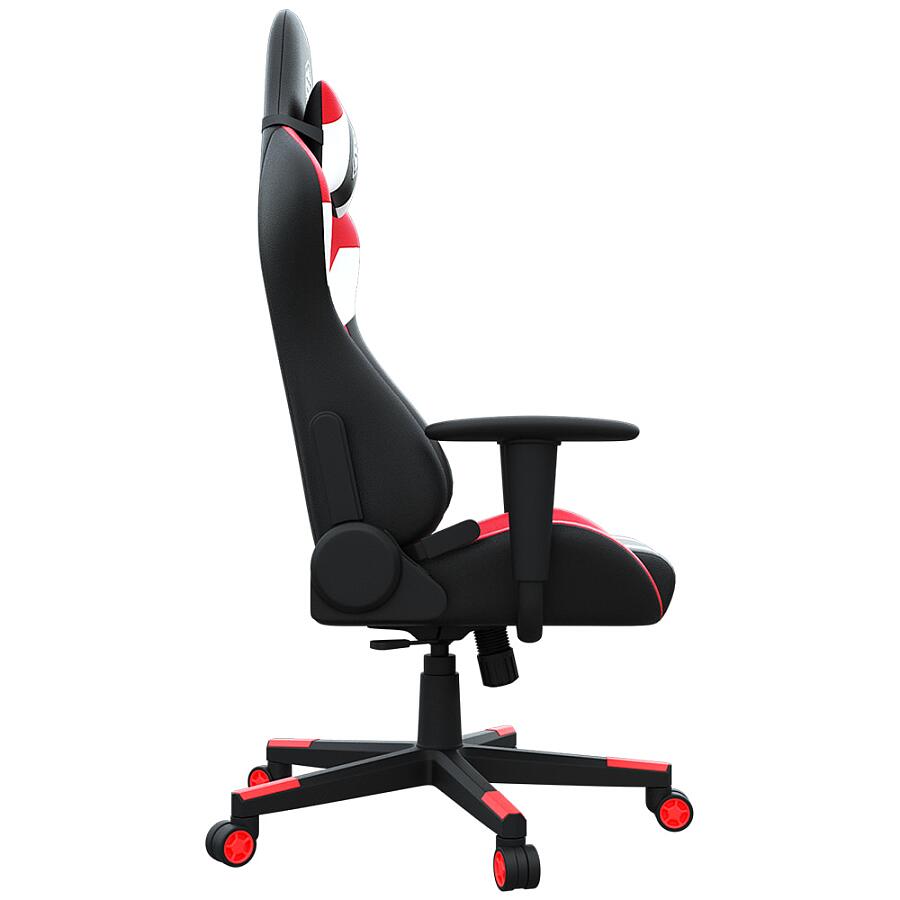 Игровое кресло E-Sport Gear ESG-102 Black/Red/White, искусственная кожа, черный/красный - фото 3