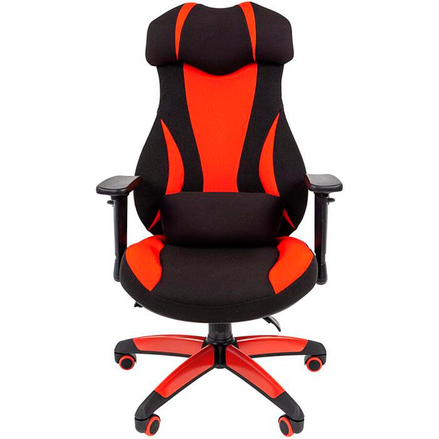 Игровое кресло Chairman Game 14 Black/Red, ткань, черный/красный - фото 1