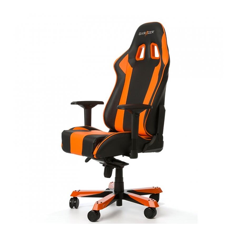 Игровое кресло DXRacer King OH/KS06/NO, черный/оранжевый, искусственная кожа - фото 1