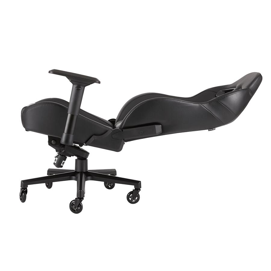 Игровое кресло Corsair T2 Road Warrior Black, искусственная кожа, черный - фото 8
