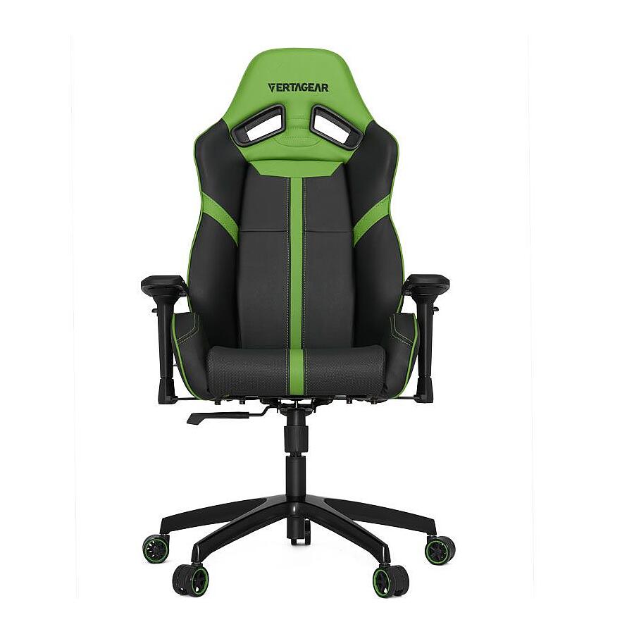 Игровое кресло Vertagear Racing Series S-Line SL5000 Black/Green, искусственная кожа, черный/зеленый - фото 3