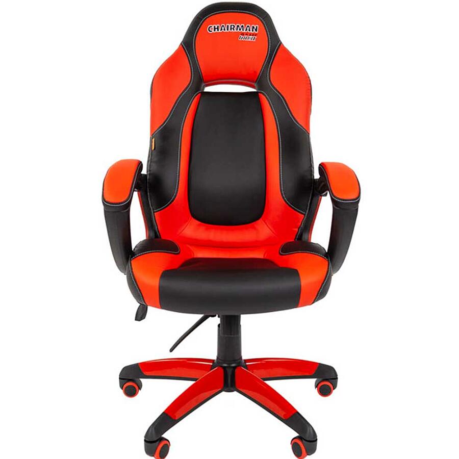 Игровое кресло Chairman Game 20 Black/Red, искусственная кожа, черный/красный - фото 1