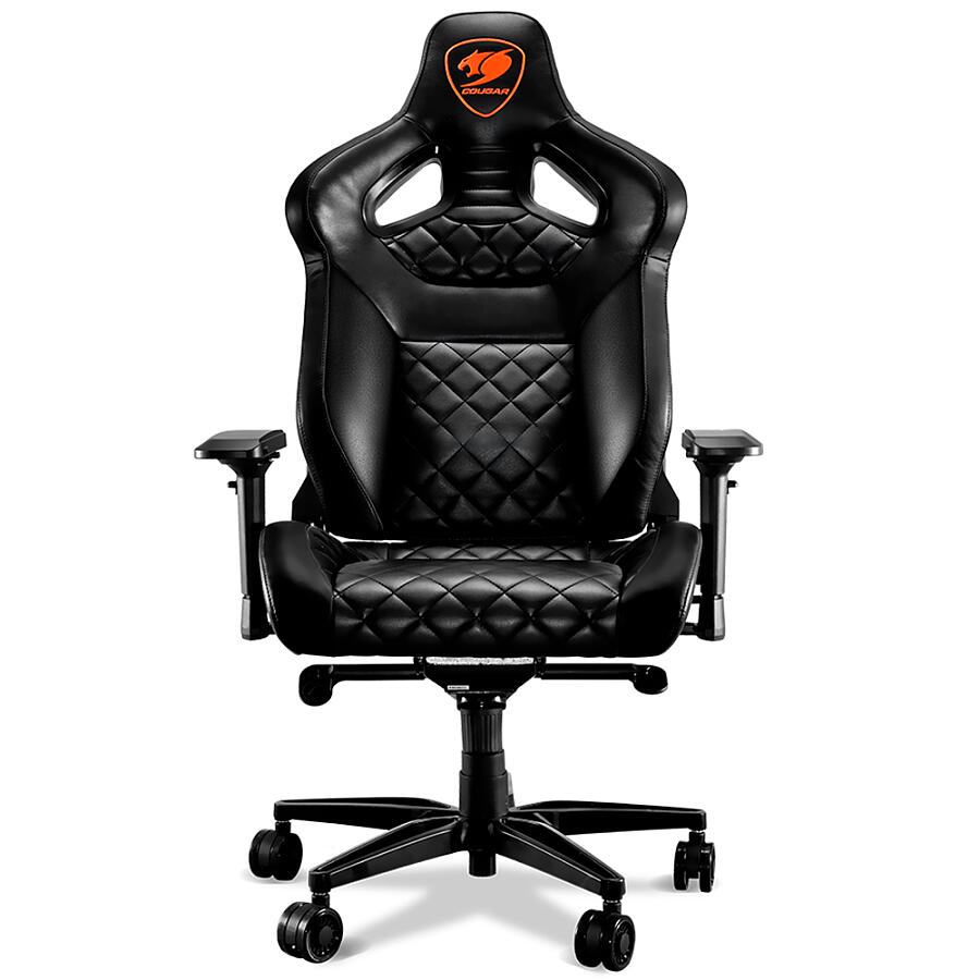 Игровое кресло COUGAR Armor Titan Black, искусственная кожа, черный - фото 2