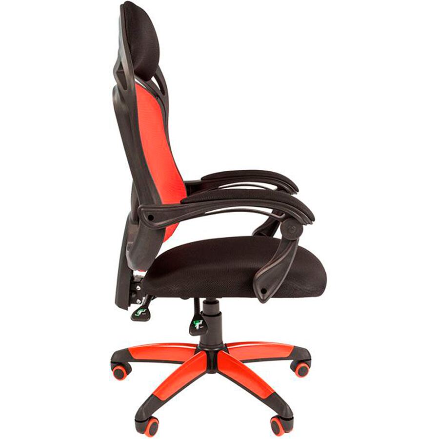 Игровое кресло Chairman Game 12 Black/Red, ткань, черный/красный - фото 2