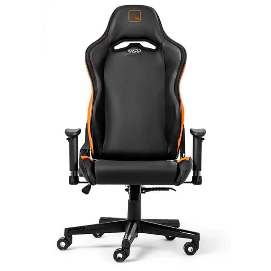 Игровое кресло WARP SG Black/Orange, искусственная кожа, черный/оранжевый - фото 2