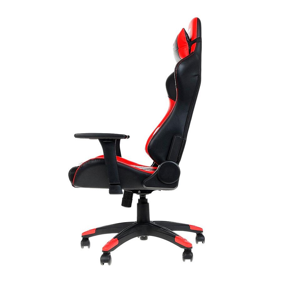Игровое кресло Red Square Pro Rusgametactics Edition, искусственная кожа, черный/красный - фото 4