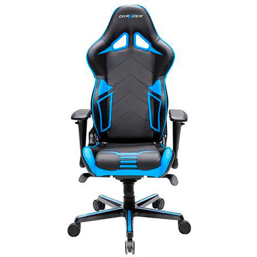 Игровое кресло DXRacer Racing OH/RV131/NB, черный/синий, искусственная кожа - фото 2