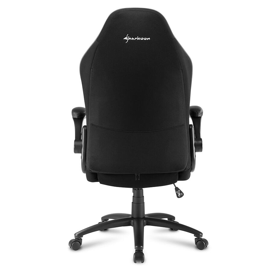 Игровое кресло Sharkoon ELBRUS 1 Grey, ткань, черный/серый - фото 6